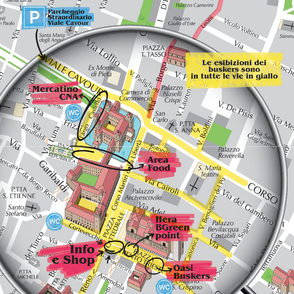 Mappa Ferrara